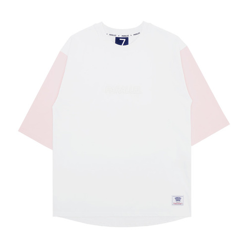 PARALLEL COLORATION TEE_pink,DCL스토어,DSCA (Unisex)