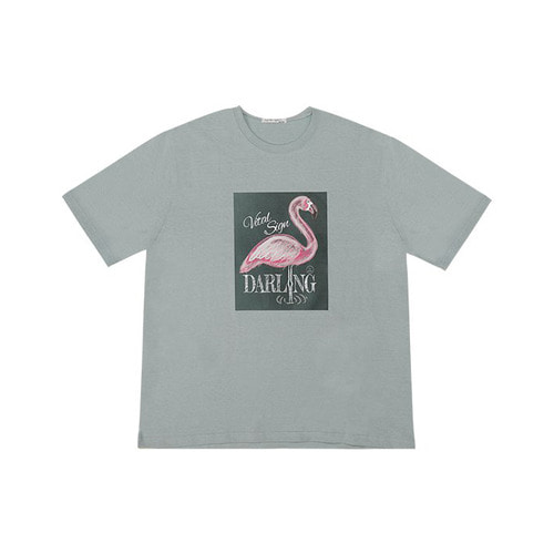 바이탈싸인 Flamingo T-Shirts-Mint,DCL스토어,VITAL SAIGN (Woman)