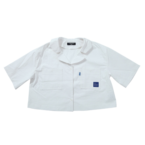 원헌드레드퍼센트 Bio short shirt_white,DCL스토어,O.H.P (unisex)