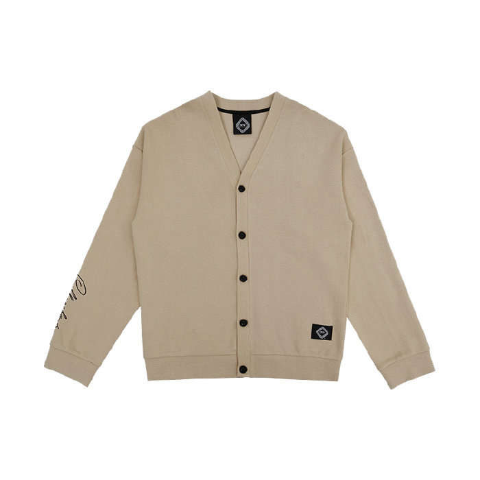 COLLAGE CARDIGAN_BEIGE,DCL스토어,TRY TO TALK (man)