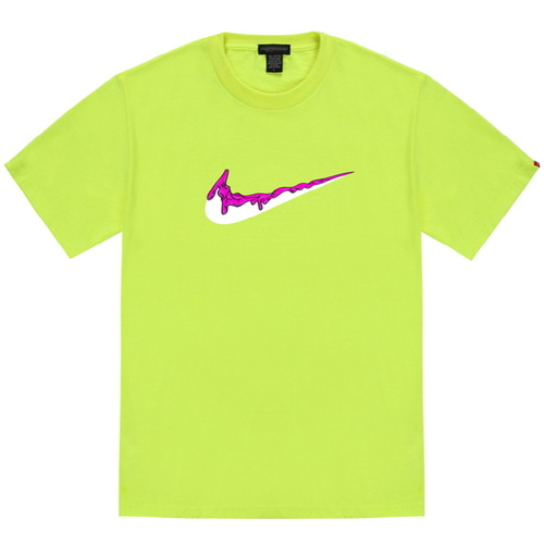 트립션 핑크 밴딩 치약 티셔츠 - 형광,DCL스토어,TRIPSHION (Unisex)