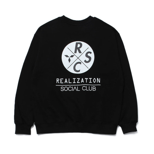 리얼라이제이션 RSC Logo SweatShirt(BLACK),DCL스토어,REALIZATION (man)