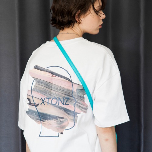 엑스톤즈 XTT019 패스 페인트 티셔츠 (White)