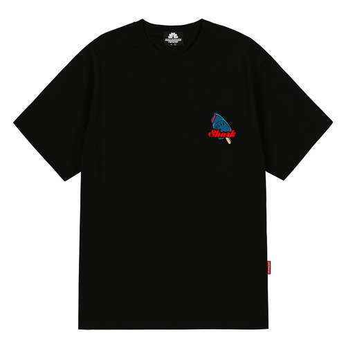 트립션 JAWS STICK BAR 티셔츠 (블랙)