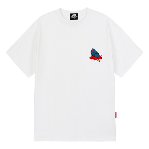 트립션 JAWS STICK BAR 티셔츠 (화이트)
