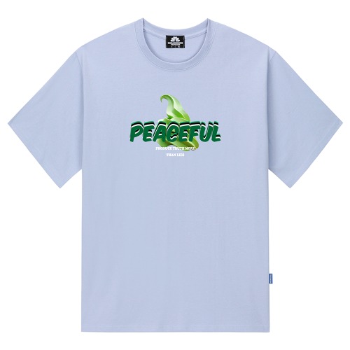 트립션 PEACEFUL ICECREAM 티셔츠 (퍼플)