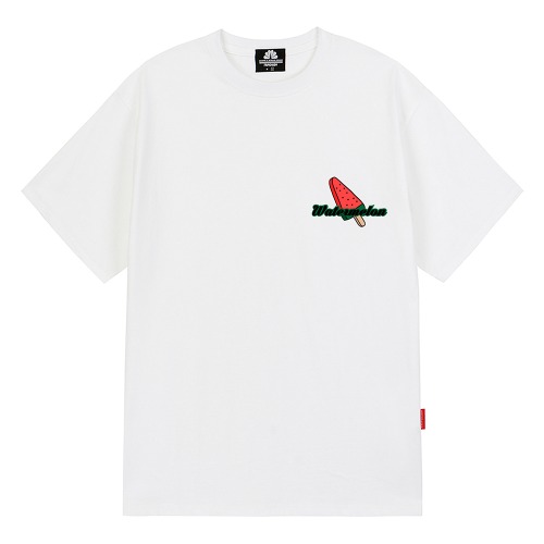 트립션 WATERMELON STICK BAR 티셔츠 (화이트)