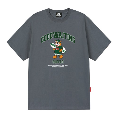 트립션 GREEN SUFFER BEAR GRAPHIC 티셔츠(그레이)