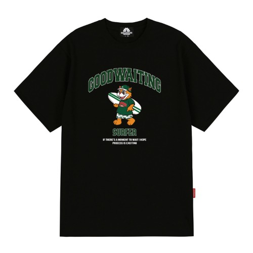 트립션 GREEN SUFFER BEAR GRAPHIC 티셔츠(블랙)