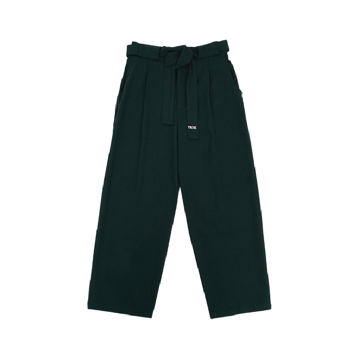 BELT WIDE PANTS_GREEN,DCL스토어,TRY TO TALK (man)