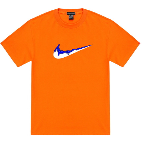 트립션 파랑 밴딩 치약 티셔츠 - 오렌지,DCL스토어,TRIPSHION (Unisex)