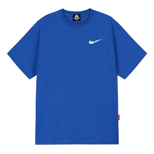 트립션 나이키패러디 SKYBLUE SMALL BENDING 티셔츠 (Blue),DCL스토어,TRIPSHION (Unisex)